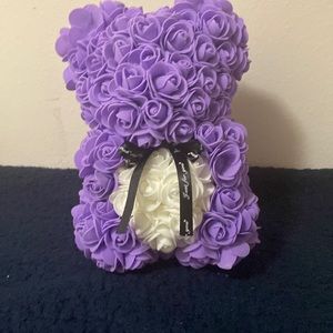 Purple Rose bear for a loved one or yourself.